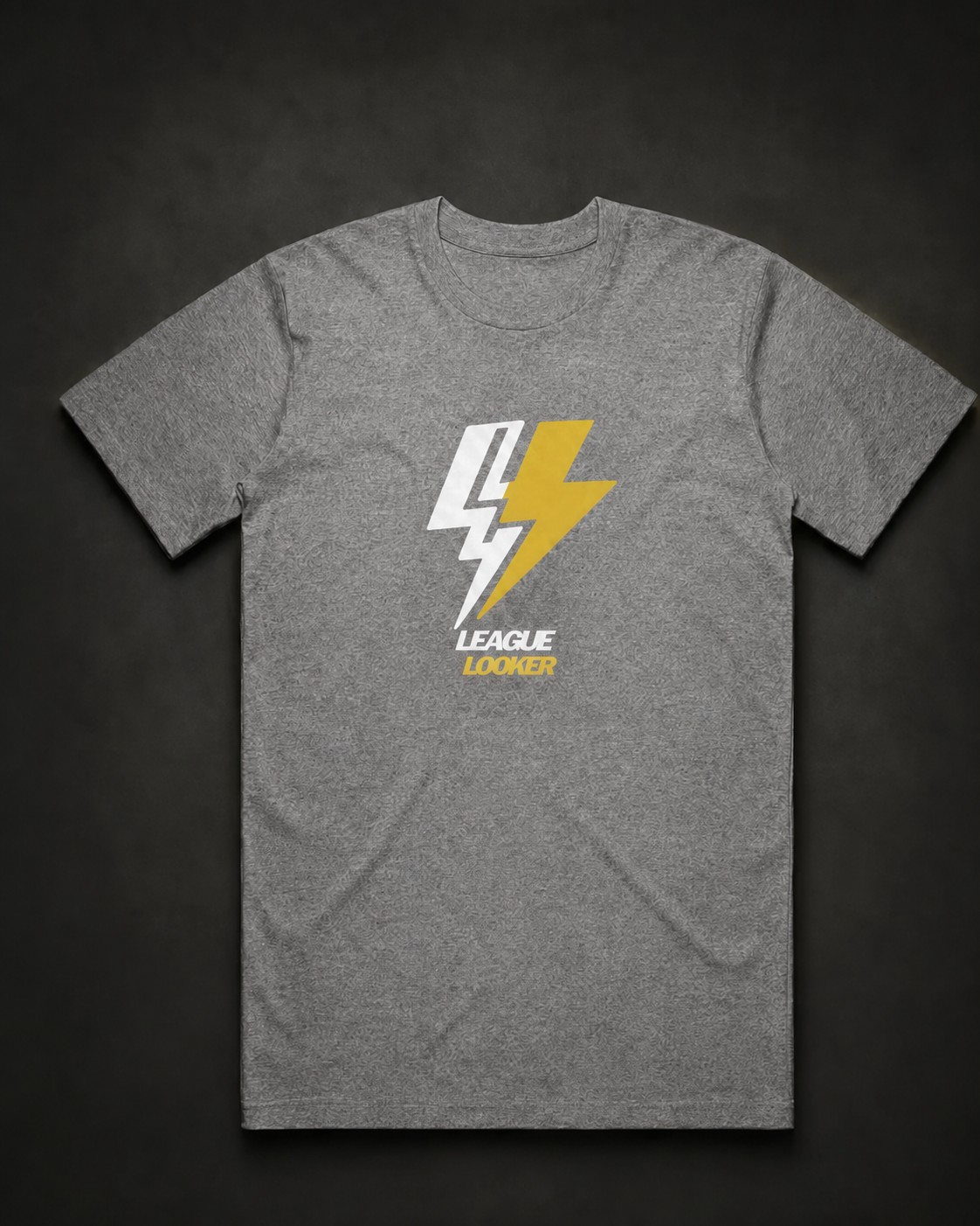 Gray Gold Bolt Tee